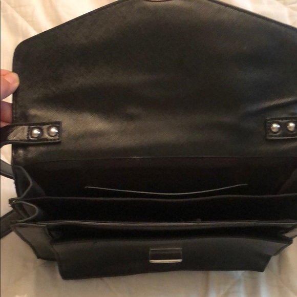Forever 21 Black Bag with Silver Buckle - Picture 2 of 4